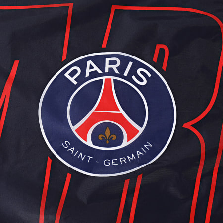 PSG - Bandiera del Paris Saint Germain P24184 Nero Rosso