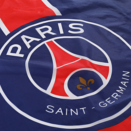 PSG - Bandera con logotipo grande P24183 Azul marino