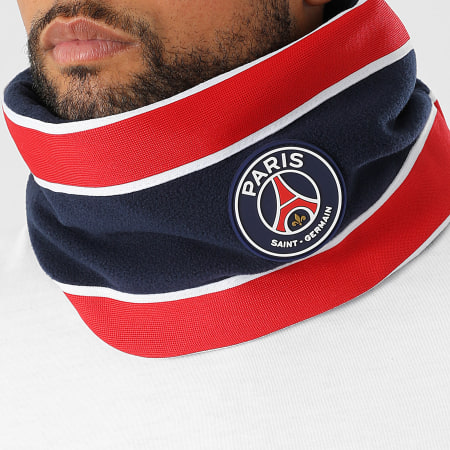 PSG - Cache-Cou Polaire Paris Saint Germain P24118 Bleu Marine Rouge Blanc