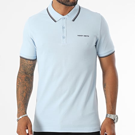 Teddy Smith - Polo de manga corta Pasian 11316819D Azul claro