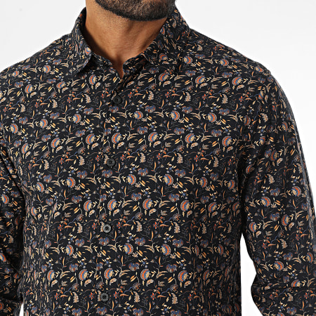 Teddy Smith - Barclay Shirt Lange Mouw 10716985D Zwart