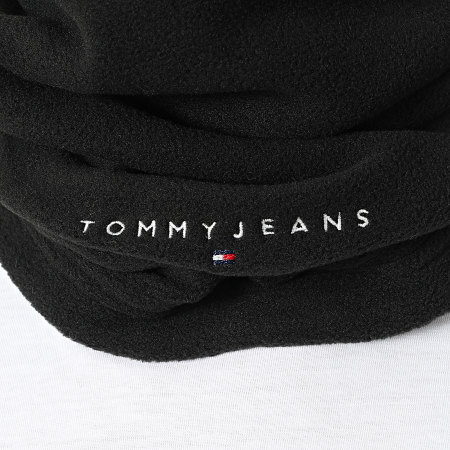 Tommy Jeans - Fleece muts met lineair logo 2648 Zwart