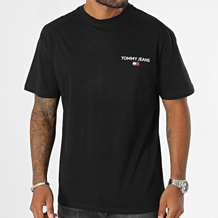 Tommy Jeans - Reg Linear T-shirt 9691 Zwart