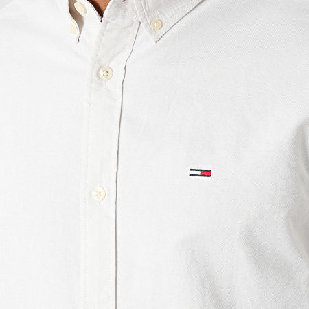 Tommy Jeans - Camisa de manga larga Entry Oxford 9134 Beige