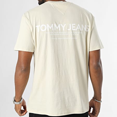 Tommy Jeans - Reg Lineair T-shirt 9691 Beige