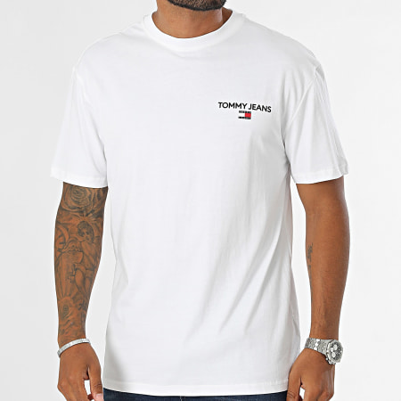 Tommy Jeans - Camiseta Reg Linear 9691 Blanca