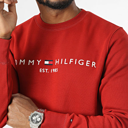 Tommy Hilfiger - Sweat Crewneck Tommy Logo 1596 Rouge