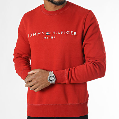 Tommy Hilfiger - Sweat Crewneck Tommy Logo 1596 Rouge