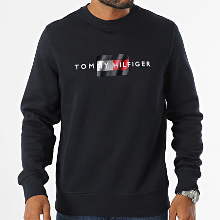 Tommy Hilfiger - Sudadera cuello redondo Flag Embro 5541 Navy