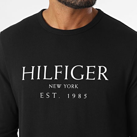 Tommy Hilfiger - T-shirt a maniche lunghe Big Hilfiger 6502 Nero