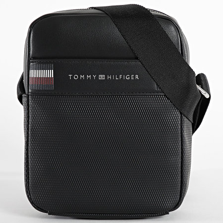 Tommy Hilfiger - Borsa Corp Texture Mini Reporter 2724 Nero