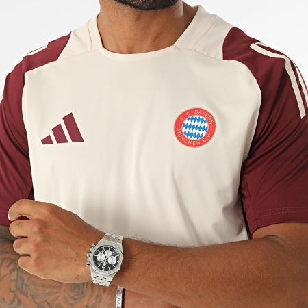 Adidas Sportswear - Maglia da calcio Bayern Monaco IS9926 Beige Bordeaux