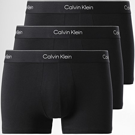 Calvin Klein - Juego de 3 calzoncillos negros NB3963A