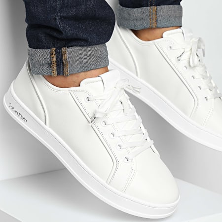 Calvin Klein - Low Top Piping 1588 Triple White Sneakers