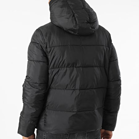 Calvin Klein - Doudoune Capuche Logo Tape Padded 0922 Noir