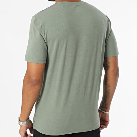 Guess - Camiseta Z2YI12-JR06K Caqui Verde Moteado