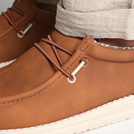 Hey Dude - Wally Klassiek Tan Loafers