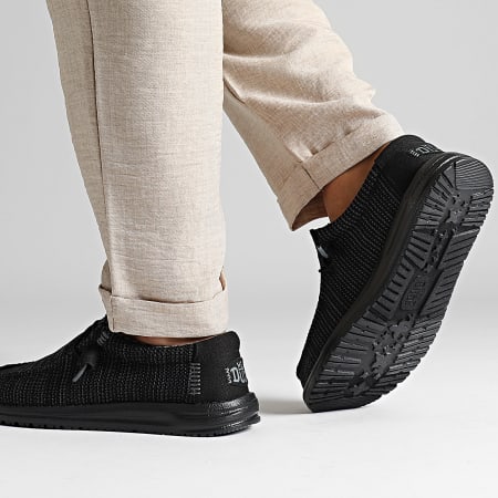 Hey Dude - Wally Stretch Sox Zwarte loafers