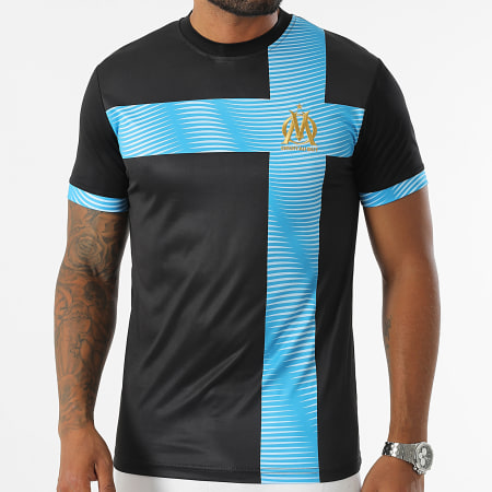 OM - Camiseta Sublime HCM110C Negro Azul claro Oro