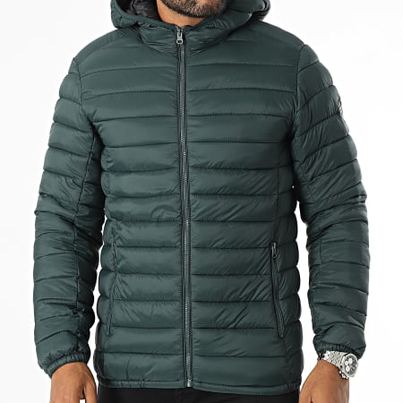 Teddy Smith - Chaqueta con capucha Blighter 12013525D Verde oscuro