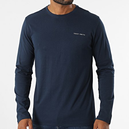 Teddy Smith - T-shirt met lange mouwen 11017085D marineblauw