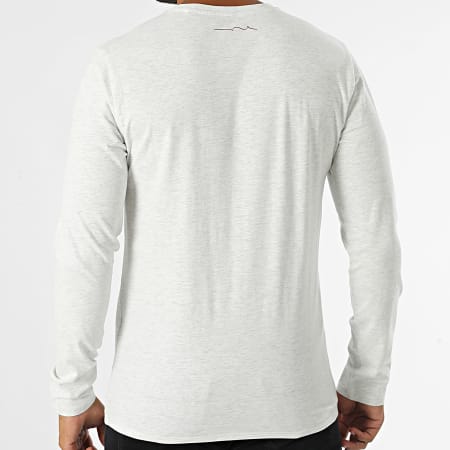 Teddy Smith - Camiseta Manga Larga 11017085D Gris Claro Heather