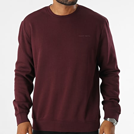 Teddy Smith - Sudadera cuello redondo Nark 10816922D Burdeos