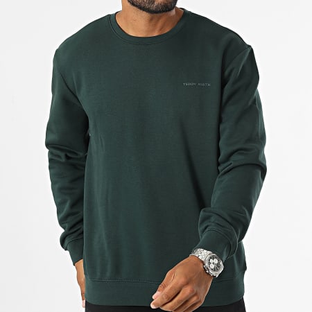 Teddy Smith - Nark Sudadera Cuello Redondo 10816922D Verde Oscuro