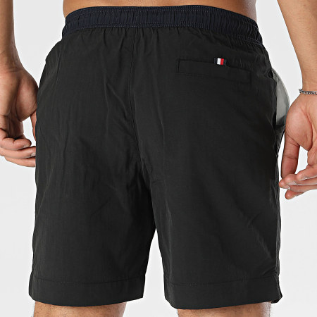 Tommy Hilfiger - Shorts de baño largos con cordón 3311 Negro
