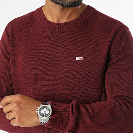 Tommy Jeans - Pull Essentials 8370 Bordeaux