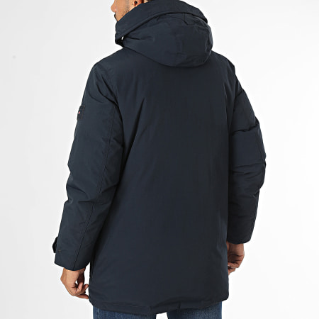 Tommy Hilfiger - Parka Capuche Rockie Down 6595 Bleu Marine