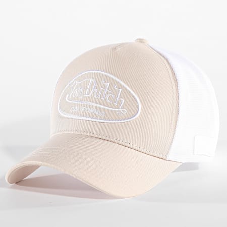 Von Dutch - Cappello Trucker VD-1-CB Lof Beige Bianco