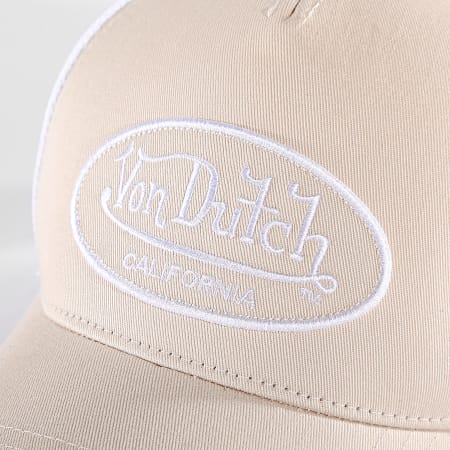 Von Dutch - Cappello Trucker VD-1-CB Lof Beige Bianco