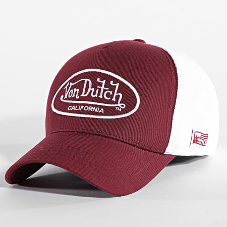 Von Dutch - Trucker B15 Bordeaux Wit Pet