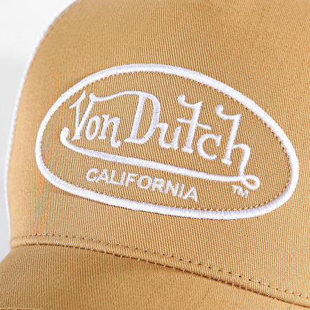 Von Dutch - Cappello Trucker B16 Camel White