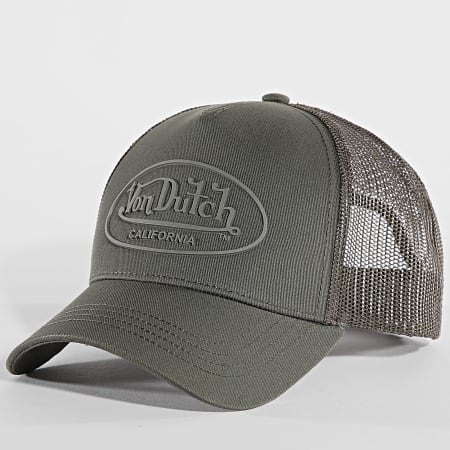 Von Dutch - Casquette Trucker VD-1-CB Log 07 Vert Kaki