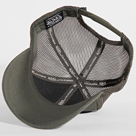 Von Dutch - Casquette Trucker VD-1-CB Log 07 Vert Kaki
