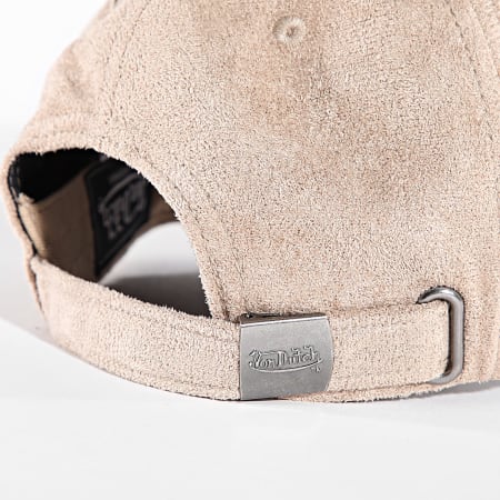 Von Dutch - Cappello in pelle scamosciata beige