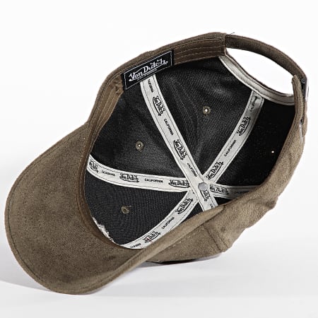 Von Dutch - Cappello in pelle scamosciata color taupe