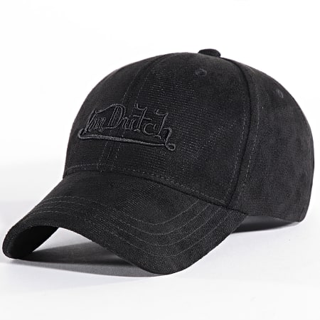 Von Dutch - Cappello in pelle scamosciata nera