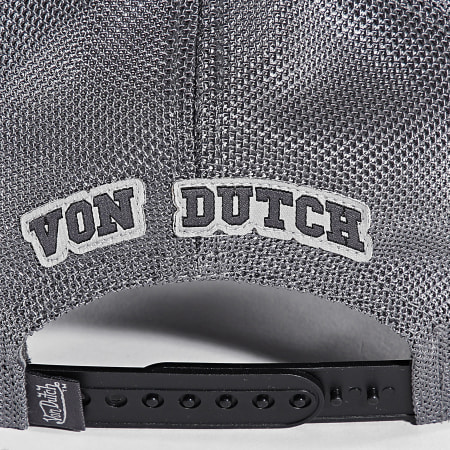 Von Dutch - Gorra Trucker Terry 02 Negro Gris