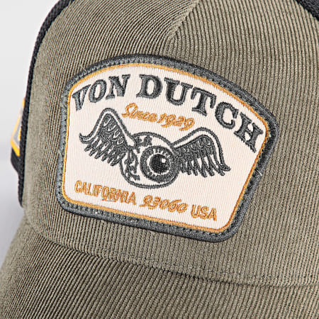 Von Dutch - Cappello Trucker VD-1-CT Verde Khaki Nero