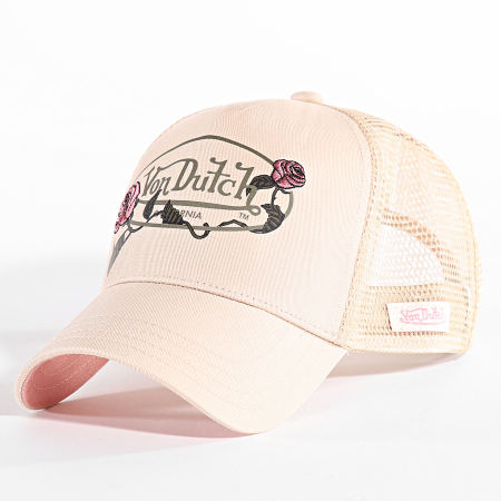 Von Dutch - Cappello Trucker Lor Beige Floreale