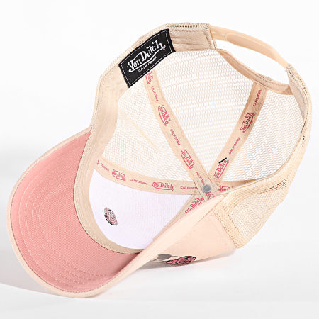 Von Dutch - Cappello Trucker Lor Beige Floreale