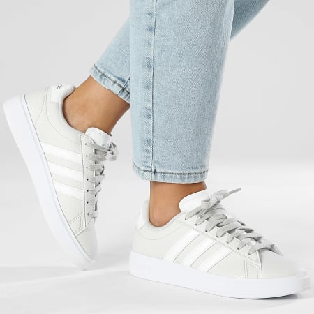 Adidas Performance - Grand Court 2.0 Zapatillas Mujer IH7344 Gris One Cloud Blanco