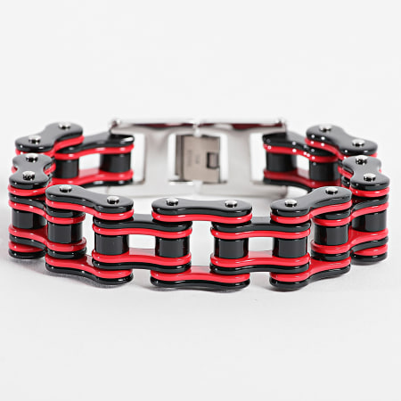 Frilivin - Pulsera Negro Rojo