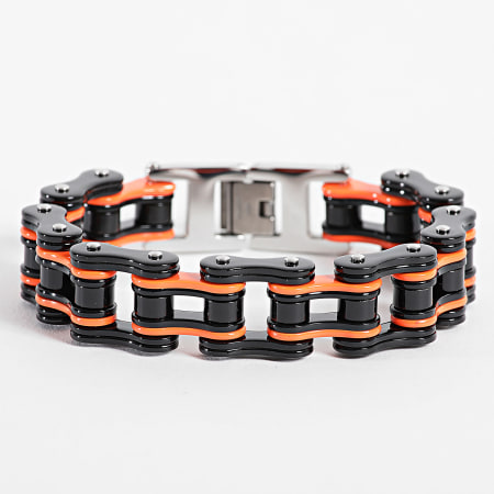 Frilivin - Zwart Oranje Armband