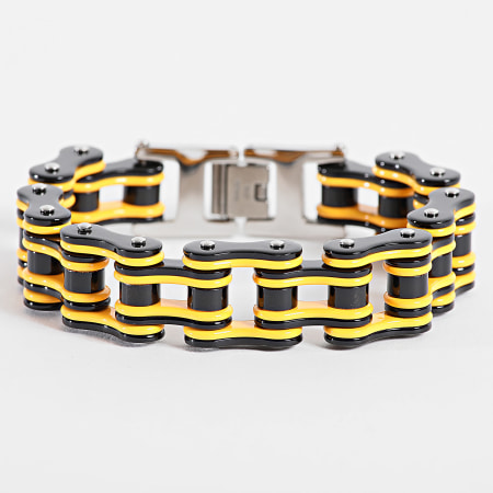 Frilivin - Pulsera Negro Amarillo