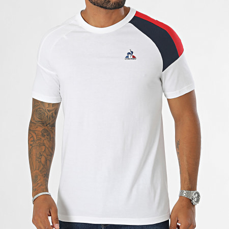 Le Coq Sportif - N4 Camiseta Tricolor 2423322 Blanco