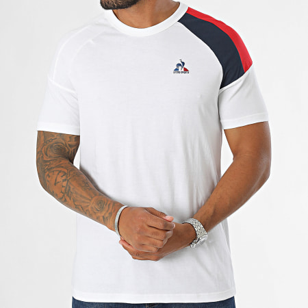 Le Coq Sportif - N4 Tricolour T-shirt 2423322 Wit